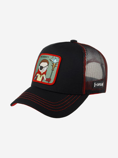 Бейсболка с сеточкой CAPSLAB CL/REM2/1/CAS/EV1 Rick and Morty Evil Morty (черный), Черный Capslab®