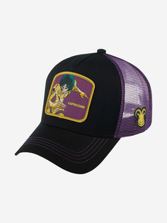 Бейсболка с сеточкой CAPSLAB CL/SAI/1/CAP Saint Seiya Capricorn (черный), Черный Capslab®