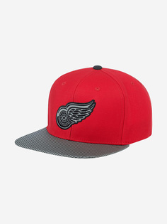 Бейсболка с прямым козырьком AMERICAN NEEDLE 43682A-DRW Detroit Red Wings Chromel NHL (красный), Красный