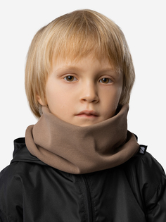 Шарф (Снуд) двухслойный для мальчика bodo, Коричневый