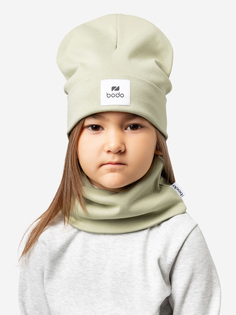 Комплект (шапка, снуд) детский bodo, Зеленый