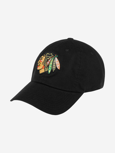 Бейсболка AMERICAN NEEDLE 40742A-CBH Chicago Blackhawks Blue Line NHL (черный), Черный