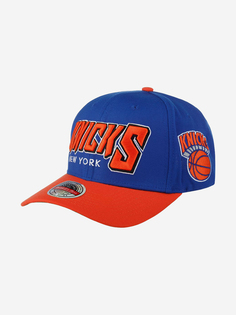Бейсболка MITCHELL NESS HHSS4781-NYKYYPPPBLUE New York Knicks MLB (синий), Синий Mitchell&Ness