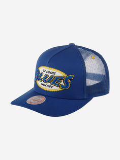 Бейсболка с сеточкой MITCHELL NESS HHSS5767-SLUYYPPPBLUE Saint Louis Blues NHL (синий), Синий Mitchell&Ness