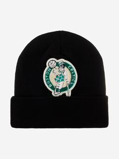 Шапка с отворотом MITCHELL NESS KTCFFH21HW008-BCEBLCK Boston Celtics NBA (черный), Черный Mitchell&Ness