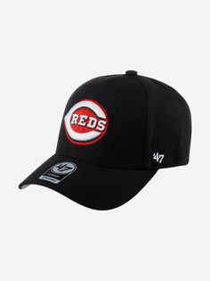 Бейсболка 47 BRAND B-MVP07WBV-BKJ Cincinnati Reds MLB (черный), Черный