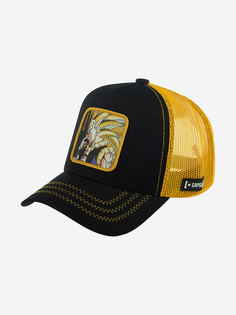 Бейсболка с сеточкой CAPSLAB CL/DBZ/1/GOT2 Dragon Ball Gotenks Saiyan (черный), Черный Capslab®