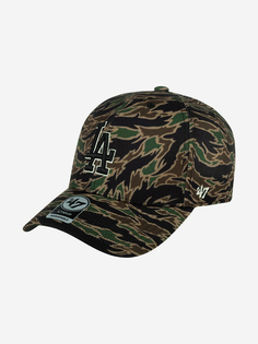 Бейсболка 47 BRAND B-DRZMV12PTP Los Angeles Dodgers MLB (оливковый), Мультицвет