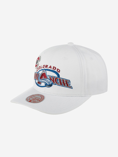 Бейсболка MITCHELL NESS HHSS5758-CAVYYPPPWHIT Colorado Avalanche NHL (белый), Белый Mitchell&Ness