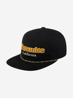 Бейсболка с прямым козырьком AMERICAN NEEDLE 21017A-YONP Yosemite National Park Coachella (черный), Черный