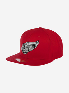 Бейсболка с прямым козырьком AMERICAN NEEDLE 43672A-DRW Detroit Red Wings Stafford NHL (красный), Красный