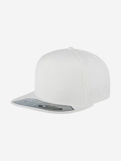 Бейсболка с прямым козырьком FLEXFIT 110F (белый), Белый