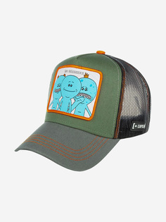 Бейсболка с сеточкой CAPSLAB CL/REM/1/MRM1 Rick and Morty Mr.Meeseeks (оливковый), Мультицвет Capslab®