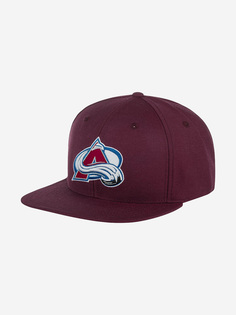Бейсболка с прямым козырьком AMERICAN NEEDLE 21006A-COA Colorado Avalanche Archive 400 NHL (малиновый), Мультицвет