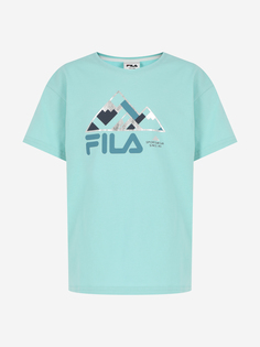 Футболка для девочек FILA, Голубой