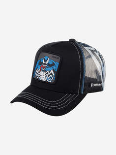 Бейсболка с сеточкой CAPSLAB CL/MAR3/1/VEN2 Marvel Venom (черный), Черный Capslab®