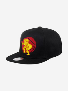 Бейсболка с прямым козырьком MITCHELL NESS 6HSSSH20054-CCABLCK Cleveland Cavaliers NBA (черный), Черный Mitchell&Ness