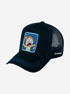 Бейсболка с сеточкой CAPSLAB CL/REM/1/MOR1 Rick and Morty Run Morty (черный), Черный Capslab®