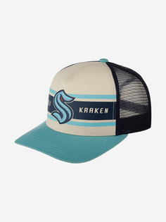 Бейсболка с сеточкой AMERICAN NEEDLE 21001A-SEK Seattle Kraken Sinclair NHL (голубой), Голубой