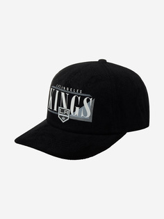 Бейсболка AMERICAN NEEDLE 45082A-LAK Los Angeles Kings Printed Cord NHL (черный), Черный