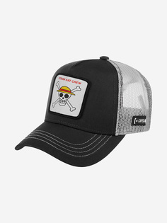 Бейсболка с сеточкой CAPSLAB CL/OP1/1/SKU1 One Piece Skull (серый), Серый Capslab®