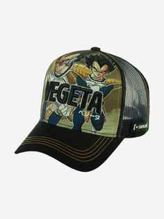 Бейсболка с сеточкой CAPSLAB CL/DBZ4/1/VEG Dragon Ball Vegeta (черный), Черный Capslab®