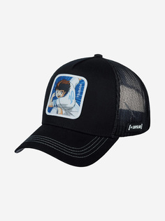 Бейсболка с сеточкой CAPSLAB CL/TSU/1/TSU4 Captain Tsubasa Ozora (черный), Черный Capslab®