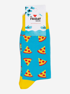 Носки с рисунками St.Friday Socks - Пицца, Желтый