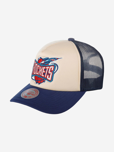 Бейсболка с сеточкой MITCHELL NESS 5HSSSH21323-HROOFWH Houston Rockets NBA (бежевый), Бежевый Mitchell&Ness