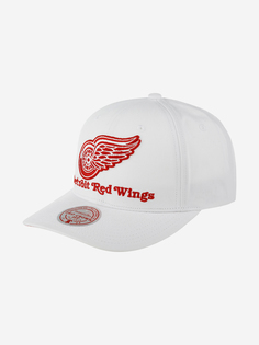 Бейсболка MITCHELL NESS HHSS5758-DRWYYPPPWHIT Detroit Red Wings NHL (белый), Белый Mitchell&Ness