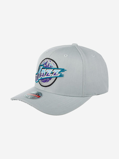 Бейсболка MITCHELL NESS 6HSSMM19487-UJAGREY Utah Jazz NBA (серый), Серый Mitchell&Ness