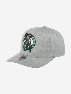 Бейсболка MITCHELL NESS HHSS3273-BCEYYPPPGYHT Boston Celtics NBA (серый), Серый Mitchell&Ness