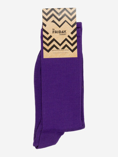 Носки однотонные спортивные St.Friday Socks - Фиолетовые, Фиолетовый
