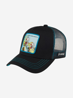 Бейсболка CAPSLAB CL/REM2/1/CAS/RE3 Rick and Morty Street (черный), Черный Capslab®