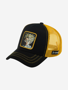 Бейсболка с сеточкой CAPSLAB CL/DBZ/1/SUP Dragon Ball Gohan Saiyan (черный), Черный Capslab®