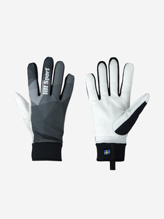Теплые гоночные перчатки Lillsport, модель Solid Thermo Black, Черный