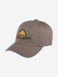 Бейсболка AMERICAN NEEDLE 20001A-SBEAR Smokey Bear Washed Slouch (коричневый), Коричневый