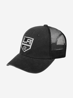 Бейсболка с сеточкой AMERICAN NEEDLE 41152B-LAK Los Angeles Kings Raglan Bones (черный), Черный