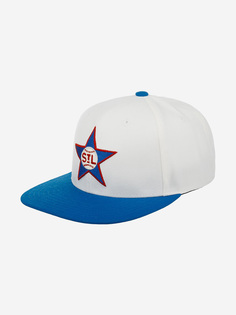 Бейсболка с прямым козырьком AMERICAN NEEDLE 21006A-SLS Saint Louis Stars Archive 400 NL (белый), Белый