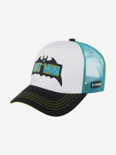 Бейсболка с сеточкой CAPSLAB CL/DC5/1/CAS/LOG2 DC Comics Batman (белый), Белый Capslab®