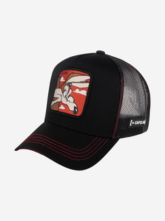Бейсболка с сеточкой CAPSLAB CL/LOO/1/COY1 Looney Tunes Wile E. Coyote (черный), Черный Capslab®