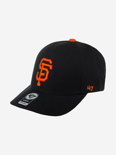 Бейсболка 47 BRAND B-MVP22WBV-BKO San Francisco Giants MLB (черный), Черный