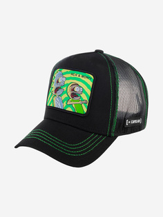 Бейсболка с сеточкой CAPSLAB CL/REM/1/PSY2 Rick and Morty Portal (черный), Черный Capslab®