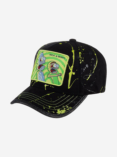 Бейсболка CAPSLAB CL/REM/TAG/1/RIC Rick and Morty Street (черный), Черный Capslab®