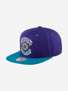 Бейсболка с прямым козырьком MITCHELL NESS HHSS5146-UJAYYPPPPURP Utah Jazz NBA (фиолетовый), Фиолетовый Mitchell&Ness