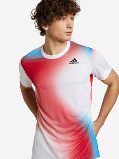 Футболка мужская adidas Tennis Melbourne Freelift Printed, Красный