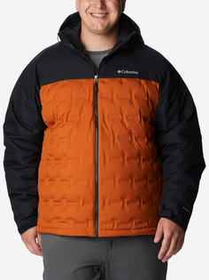 Пуховик мужской Columbia Grand Trek II Down Hooded Jacket, Plus Size, Оранжевый