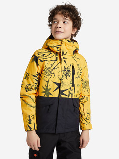 Куртка утепленная для мальчиков Quiksilver Mission Printed Block Youth, Желтый