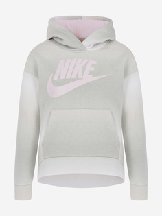 Худи для девочек Nike Printed Club, Серый