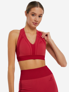 Спортивный топ бра Demix SoftNetic Seamless, Красный